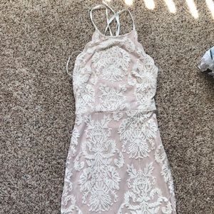 Hello Molly lace mini dress